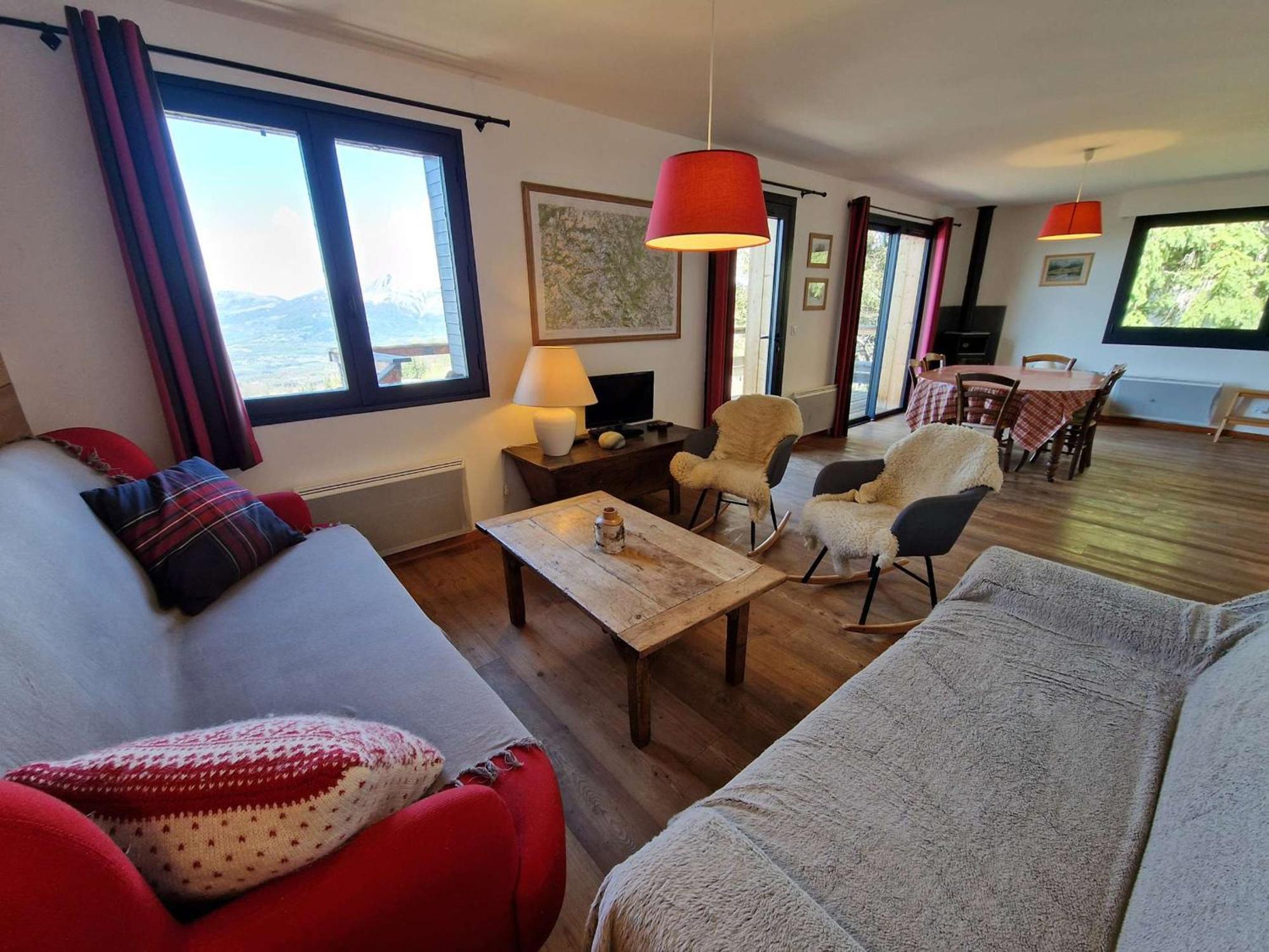 Chalet Chalet Renove Pour 9 Pers Avec Animaux Admis, St Michel De Chaillol - Fr-1-393-132